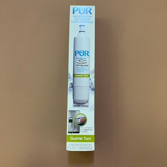 PUR Refrigerator Ice and Water Filter Cartridge Quarter Turn W10186668 - Picture 1 of 10